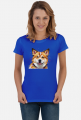 Akita Inu Koszulka Abstrakcyjna