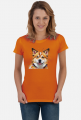 Akita Inu Koszulka Abstrakcyjna