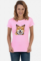 Akita Inu Koszulka Abstrakcyjna