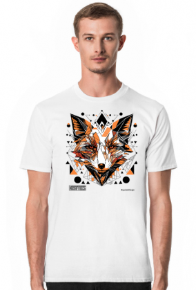 Męski t-shirt * Twój wewnętrzny LIS - bo życie jest jak labirynt, ale Ty znasz wszystkie skróty. Rudy / ruda / rudzielec: idealny prezent.