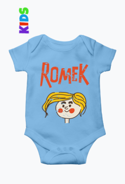 Romek komiksowe body niemowlęce