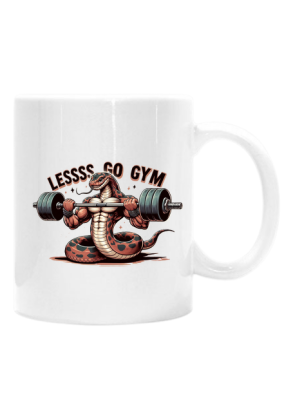 Kubek "Lessss Go Gym"