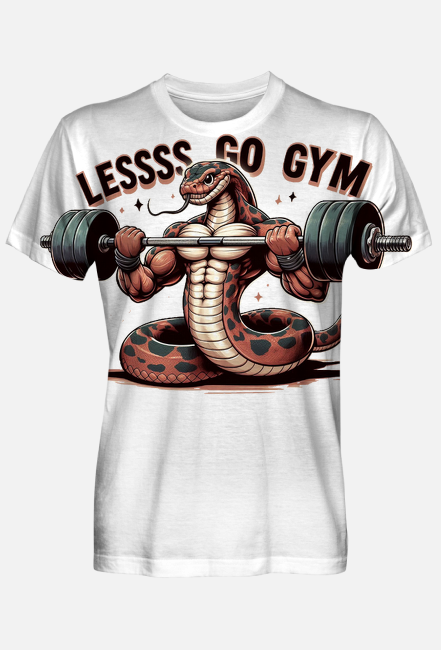 Koszulka "Lessss Go Gym"