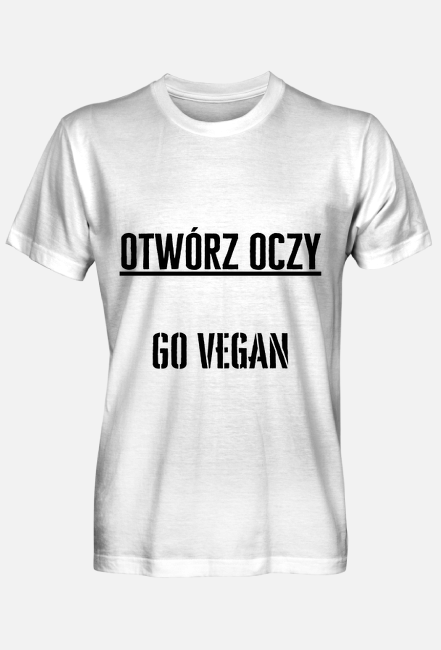 KOSZULKA Otwórz oczy GO VEGAN