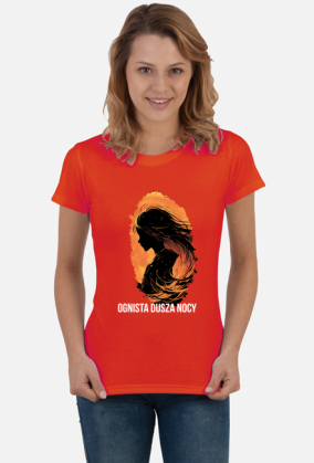 Koszulka damska - Ognista dusza nocy