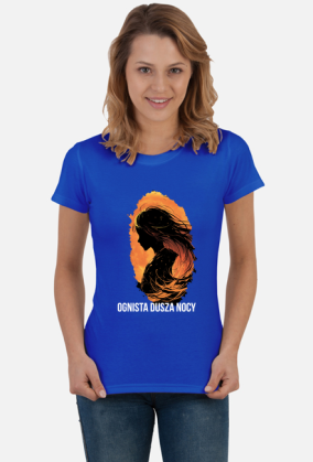 Koszulka damska - Ognista dusza nocy