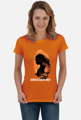 Koszulka damska - Ognista dusza nocy