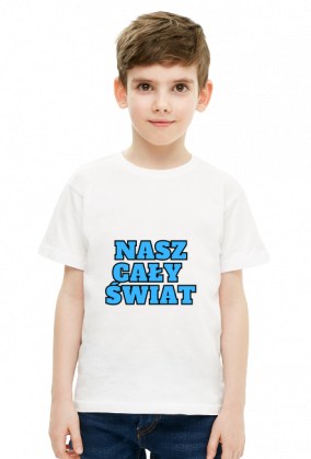 "Nasz cały świat" - koszulka chłopięca