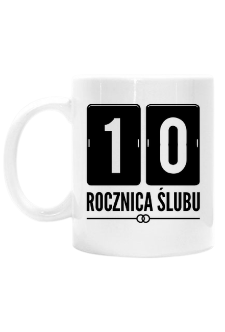 10 rocznica ślubu - cynowe gody - kubek na 10 rocznice slubu