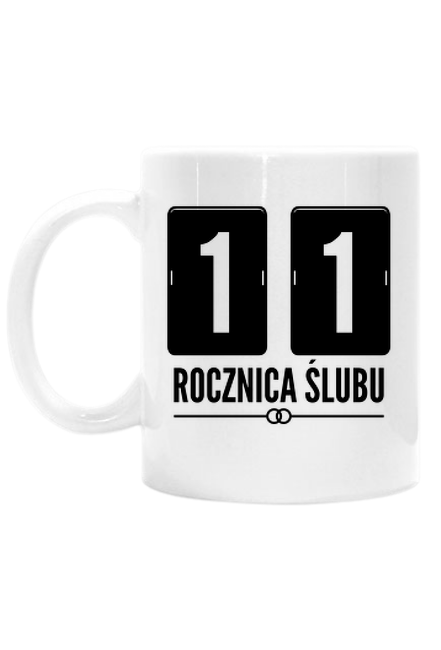 11 rocznica ślubu - stalowe gody - kubek na 11 rocznice slubu