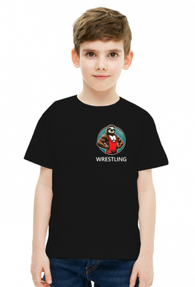 Koszulka dziecięca - Leniwiec WRESTLING - mały wzór 002