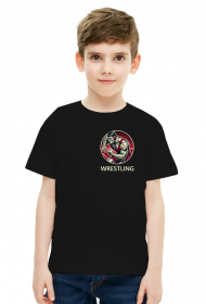 Koszulka dziecięca - WRESTLING - mały wzór 002