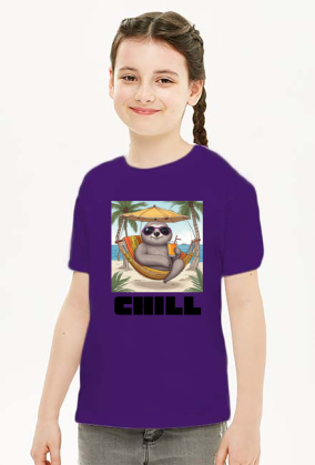koszulka dzieci leniwiec CHILL
