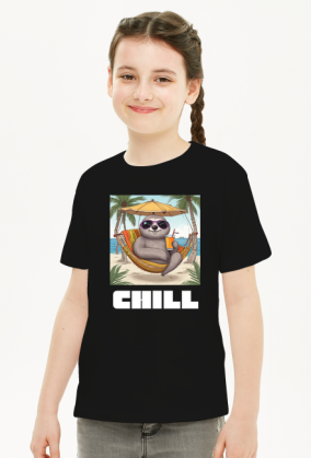 koszulka dzieci leniwiec CHILL