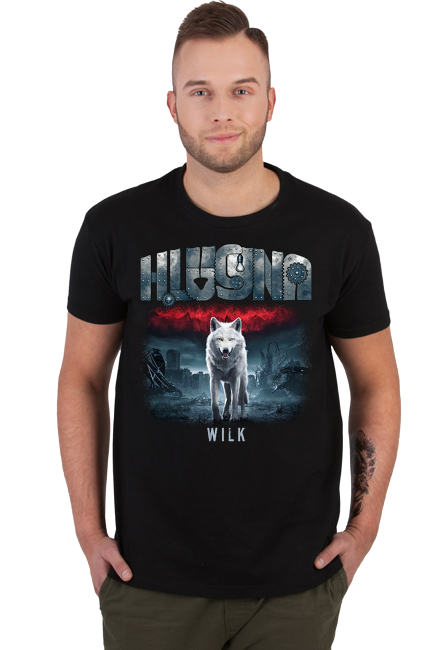 T-Shirt Czarny • H.Lucyna, Wilk