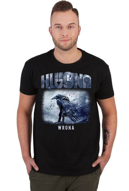 T-Shirt Czarny • H.Lucyna, Wrona