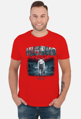 T-Shirt Kolorowy • H.Lucyna, Wilk