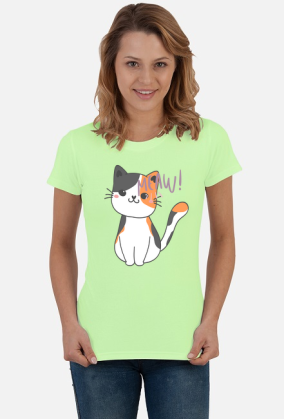 Koszulka Damska I Love Cat