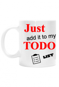 Just add it to my TODO list Cup#1