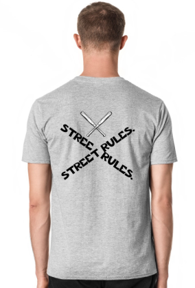 T-shirt STREET BOY grey/white