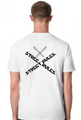 T-shirt STREET BOY grey/white