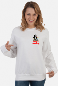 Bluza damska Ahoj z robotą