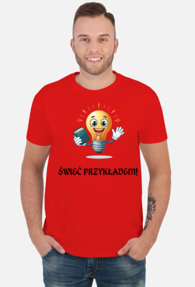 Koszulka męska Świeć Przykładem