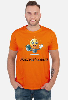 Koszulka męska Świeć Przykładem