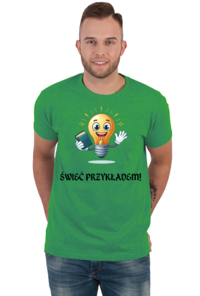 Koszulka męska Świeć Przykładem