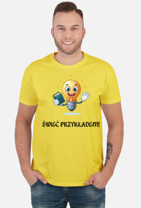 Koszulka męska Świeć Przykładem