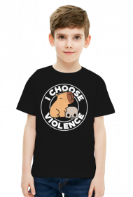 Dziecięcy t-shirt * I choose violence | Kapibara - lepiej uszanuj :)