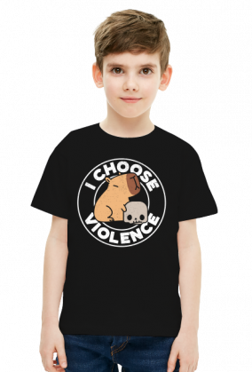 Dziecięcy t-shirt * I choose violence | Kapibara - lepiej uszanuj :)