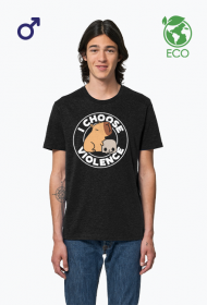 Męski t-shirt * I choose violence | Kapibara - lepiej uszanuj :)