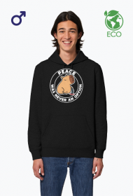 Męska bluza * Peace was never an option | Kapibara - lepiej uszanuj zwierza :)