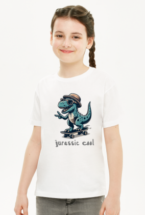 Koszulka dla dziewczynki Jurassic Cool