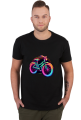 Koszulka "Neonowa Rowerowa Retro" – Powrót do Lat 80.