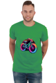 Koszulka "Neonowa Rowerowa Retro" – Powrót do Lat 80.