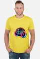Koszulka "Neonowa Rowerowa Retro" – Powrót do Lat 80.