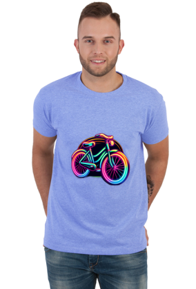 Koszulka "Neonowa Rowerowa Retro" – Powrót do Lat 80.
