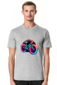 Koszulka "Neonowa Rowerowa Retro" – Powrót do Lat 80.