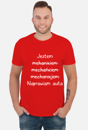 Koszulka Jestem mechanikiem