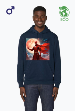 Eko bluza z kapturem Fantasy Czerwony Batman 1