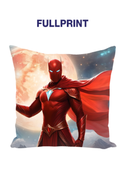 Mala poduszka jasiek Fantasy Czerwony Batman 1
