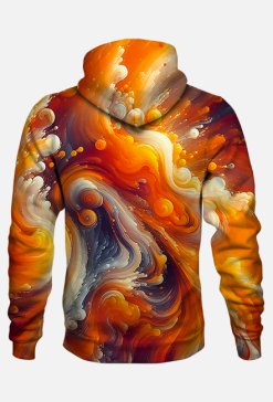 Bluza z kapturem - AbstractOrange