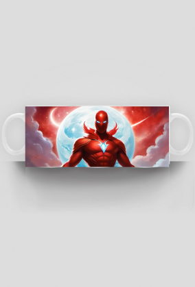 Kolorowy kubek Fantasy Czerwony Ksiaze 1