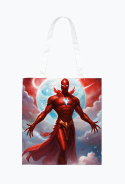Torba na zakupy full print Fantasy Czerwony Ksiaze 1