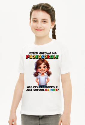 Koszulka Dziecięcia - Gotowa na przedszkole