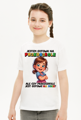 Koszulka Dziecięcia - Gotowa na przedszkole