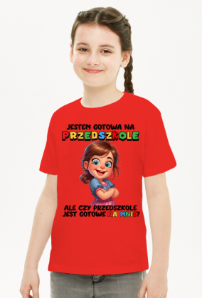 Koszulka Dziecięcia - Gotowa na przedszkole