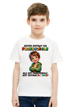 Koszulka Dziecięcia - Gotowy na przedszkole